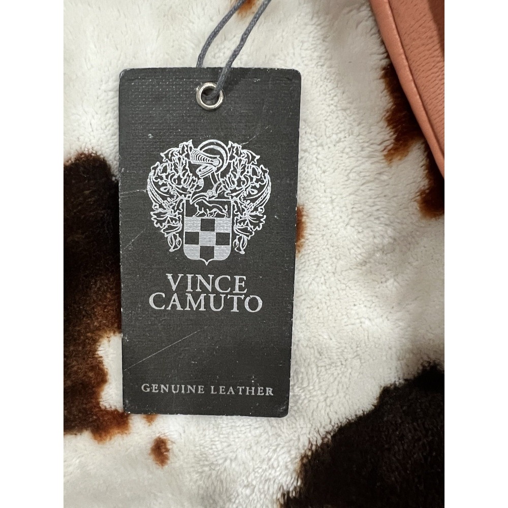 Vince Camuto Leather Crossbody with Chain and leather strap Orange - Picture 3 of 7